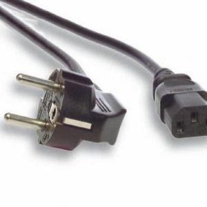 Apparaat snoer 3x1mm2 | 1m | Zwart