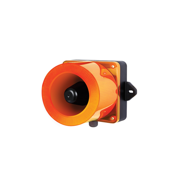 Qlight QWCD35SD-110/220-A-LC | Amber | LED Stroboscoop + Sirene