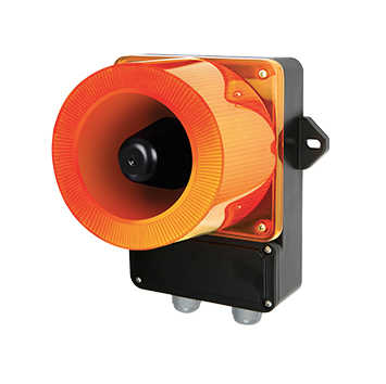 Qlight QWCD35TSD-110/220-R-LC | Rood | LED Stroboscoop + Sirene